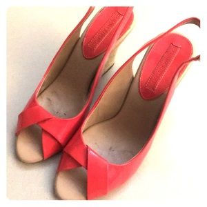 Banana Republic Coral Wedge sandals